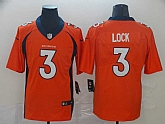 Nike Broncos 3 Drew Lock Orange Vapor Untouchable Limited Jersey,baseball caps,new era cap wholesale,wholesale hats